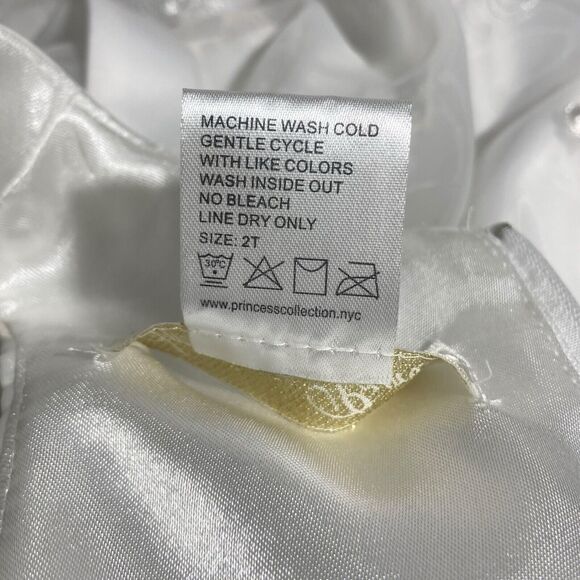 American Princess White Dress Size 2T Girl Kid Special Occasion Wedding Birthday - Picture 11 of 11